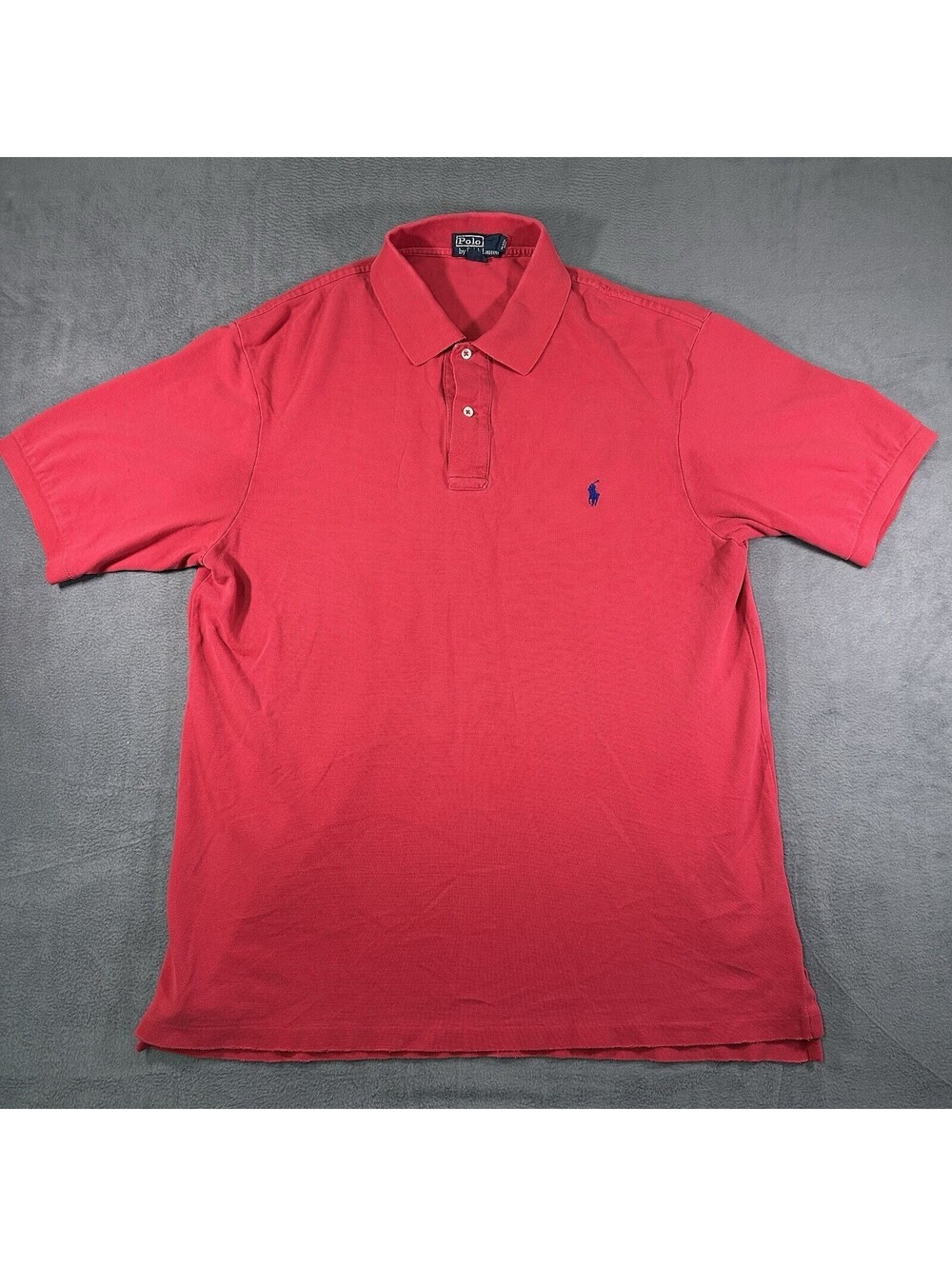 Polo Ralph Lauren Polo Shirt Red XL Tall Cotton Pony Logo Y2K Men’s Casual